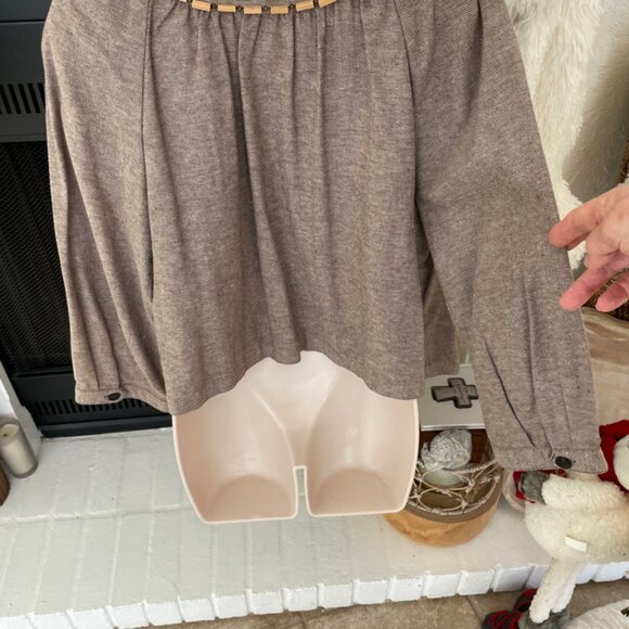 Adorable cropped  Brown Tweed Michael Michael Kors - Picture 5 of 11